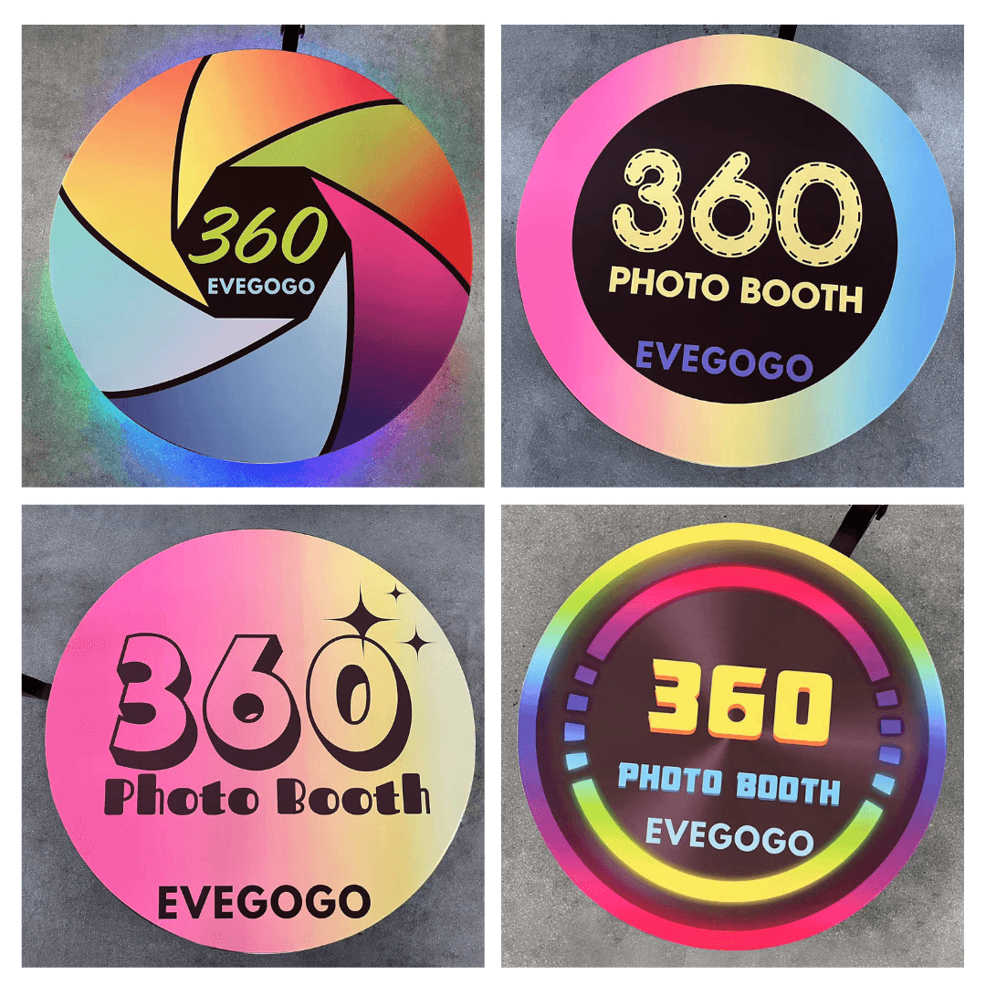 90cm (35.4'') 360 Photo Booth Automatic Spin 360 Video photo booth