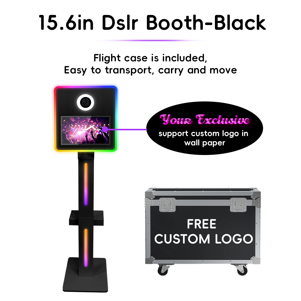 15.6 Inch Touch Screen DSLR Photo Booth Portable Photo Booth Selfie Machine