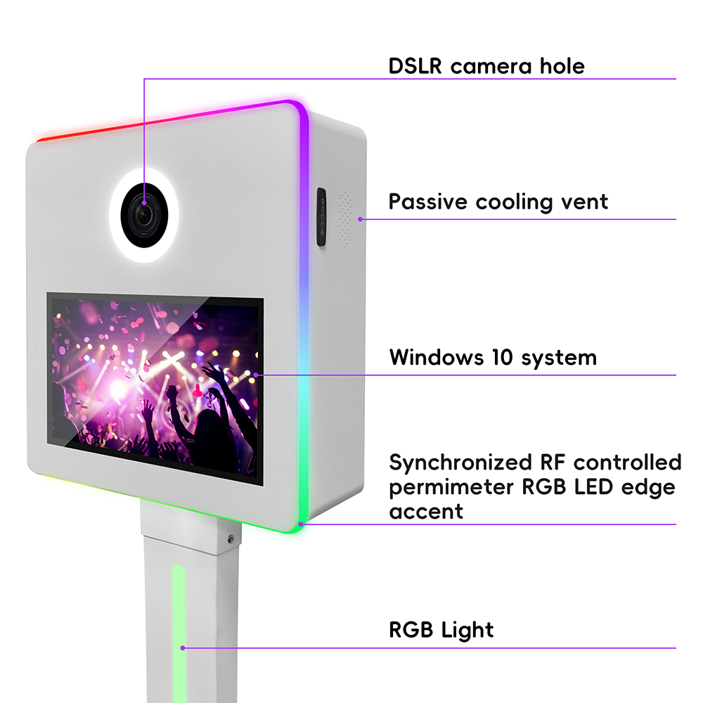 15.6 Inch Touch Screen DSLR Photo Booth Portable Photo Booth Selfie Machine